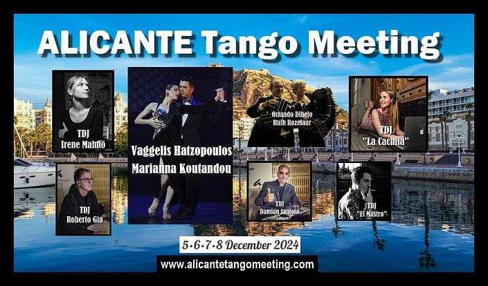 flyer image for Alicante Tango Meeting 2024