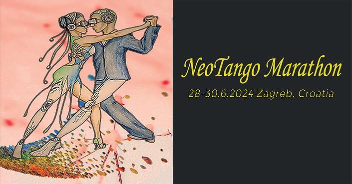 flyer image for NeoTango Marathon Zagreb 2024