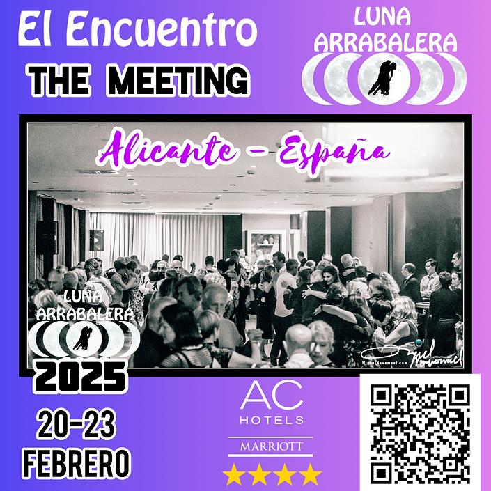 flyer image for Luna Arrabalera Encuentro TANGO MEETING
