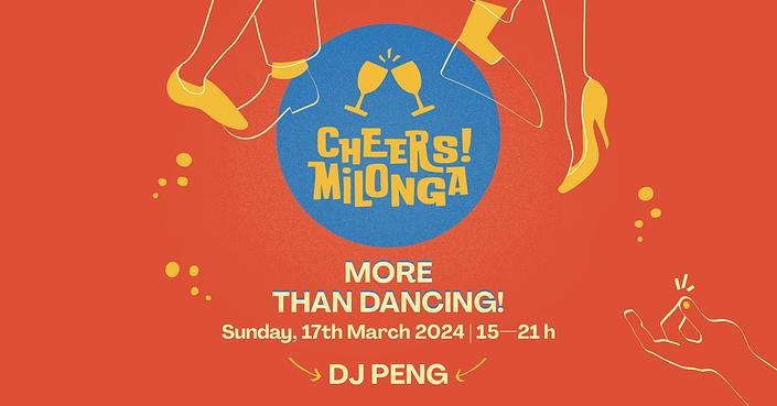 flyer image for Cheers Milonga - Mar 2024
