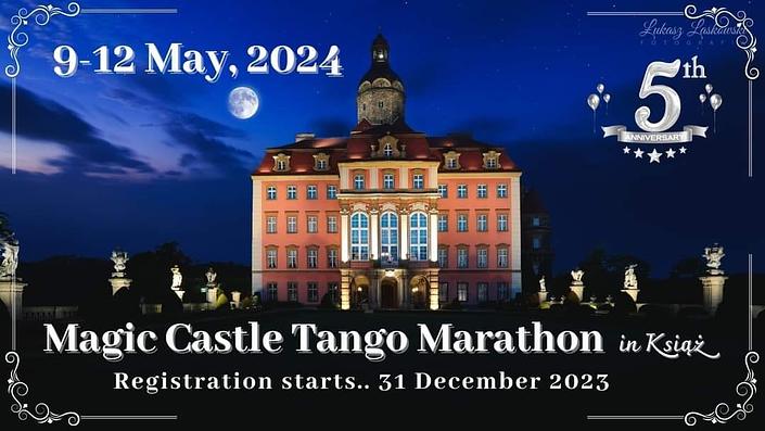 flyer image for Magic Castle Tango Marathon 2024