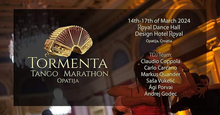 flyer image for Tormenta Tango Marathon