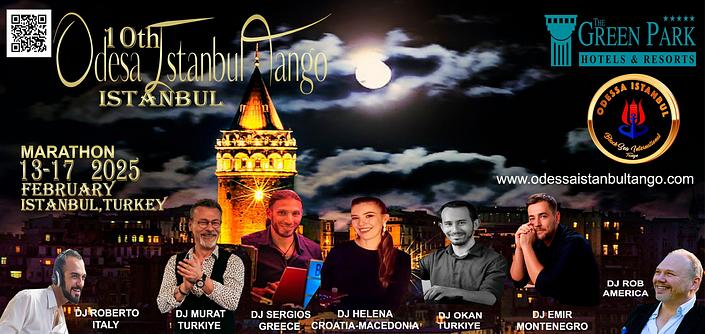 flyer image for 10th ODESA ISTANBUL WINTER TANGO MARATHON