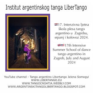 flyer image for 17thIntensive Summer School tango argentino advanced, Zagreb