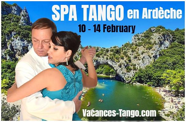 flyer image for SPA TANGO IN ARDECHE