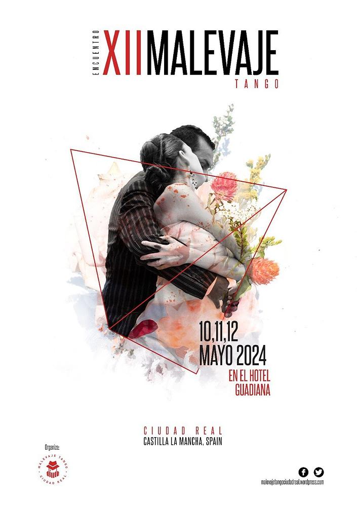 flyer image for 12 Encuentro Malevaje Tango Ciudad Real - SPAIN