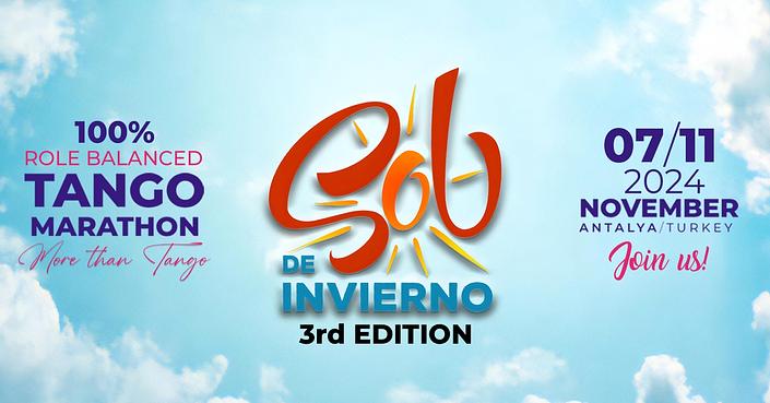 flyer image for Sol de Invierno Tango Marathon 3rd Edition Antalya Turkey