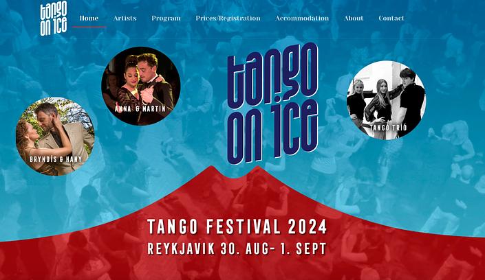 flyer image for Tango on Ice