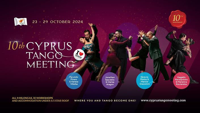 flyer image for 10th Anniversary of Cyprus Tango Meeting