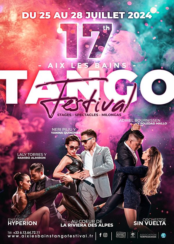 flyer image for 17th AIX LES BAINS TANGO FESTIVAL