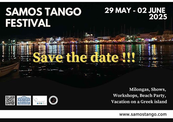 flyer image for Samos Tango Festival