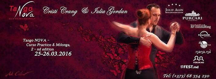 flyer image for Tango NOVA Curso Practico MIlonga 2nd edition