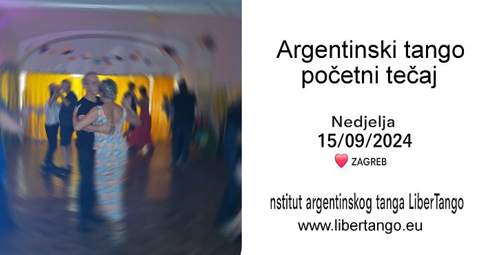 flyer image for Tecaj plesa argentinskog tanga u Zagrebu
