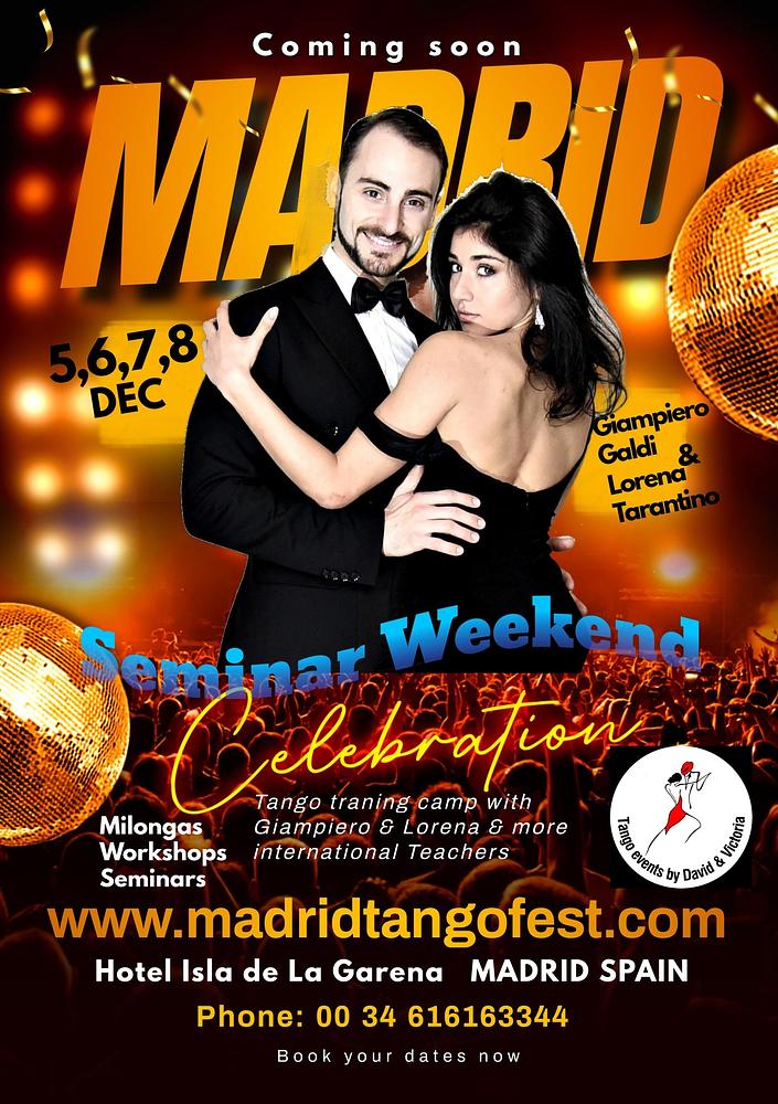 flyer image for Madrid Tango Festival