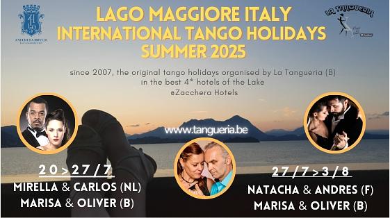 flyer image for International Tango Holidays Lago Maggiore Summer 2025 week1