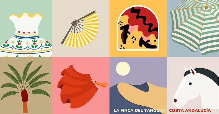 flyer image for Finca Andalusia x La Finca del Tango 9th ft. Sayaka y Joscha