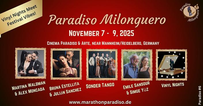 flyer image for Paradiso Milonguero