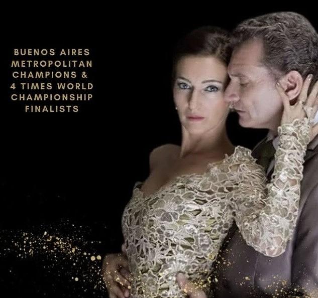 flyer image for Valentina Garnier and Juan Amaya at La MIlonga de Pedro