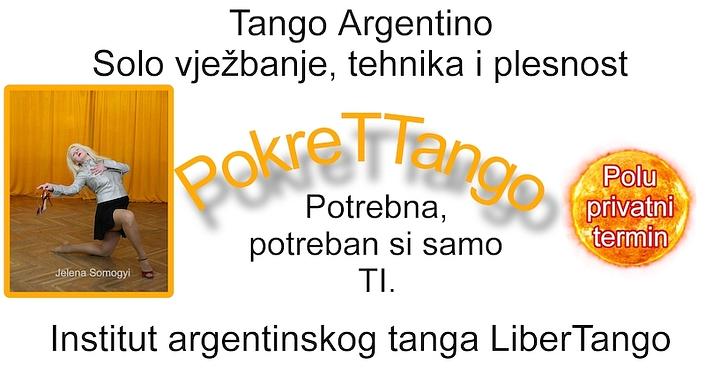 flyer image for Solo ples, tehnika i vjezbanje argentinski tango, Zagreb