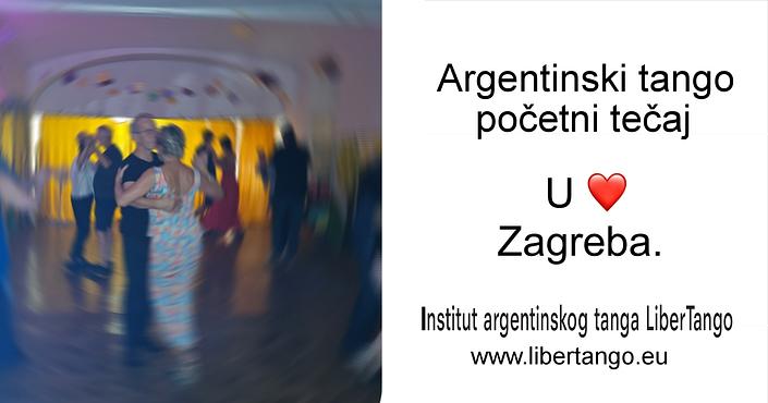 flyer image for Pocetni tecaj plesa Tango Argentino, Zagreb