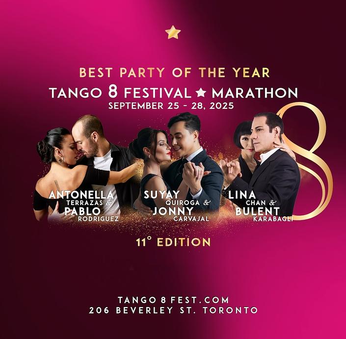 flyer image for TORONTO TANGO 8 FESTIVAL MARATHON