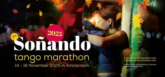 flyer image for 7th Sonando Tangomarathon, Amsterdam