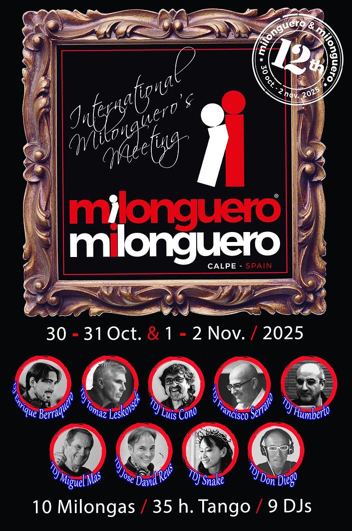 flyer image for Milonguero Milonguero
