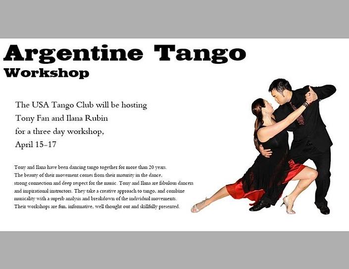 flyer image for Argentine Tango Workshop