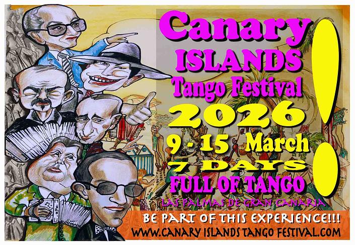 flyer image for CANARY ISLANDS TANGO FESTIVAL