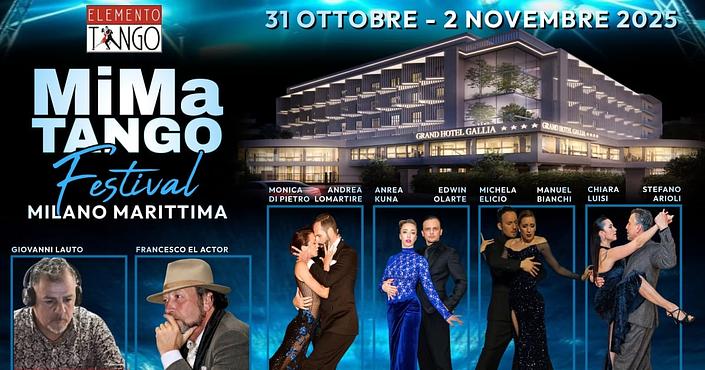 flyer image for MiMa Tango Festival 2025