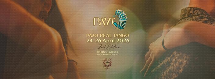 flyer image for Pavo Real Tango 24-26 April 2026 Rhodes - Greece
