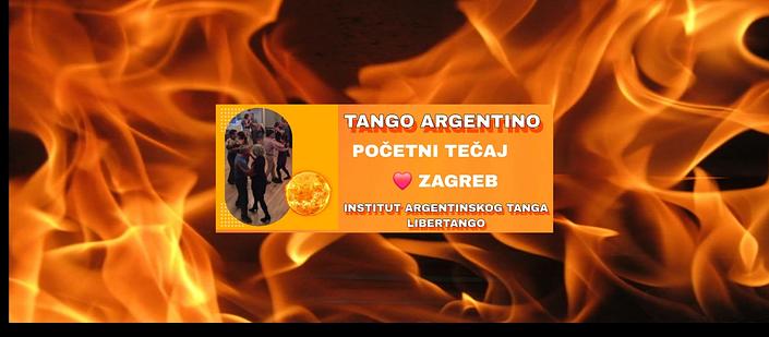 flyer image for Beginners course Tango Argentino, Zagreb