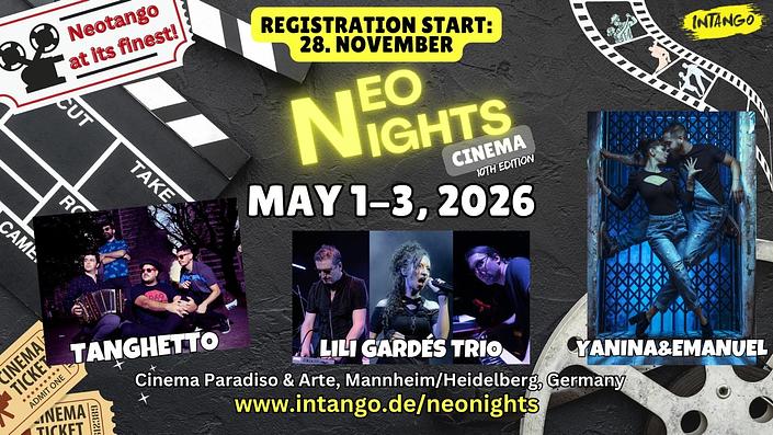 flyer image for NEO NIGHTS