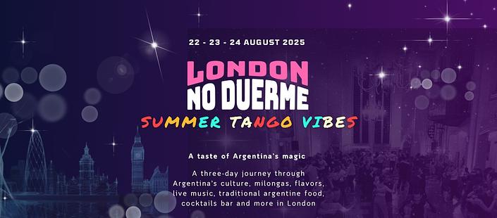 flyer image for London No Duerme