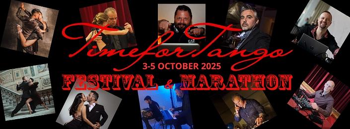 flyer image for TimeforTango FESTIVAL and MARATHON -  XIII edition