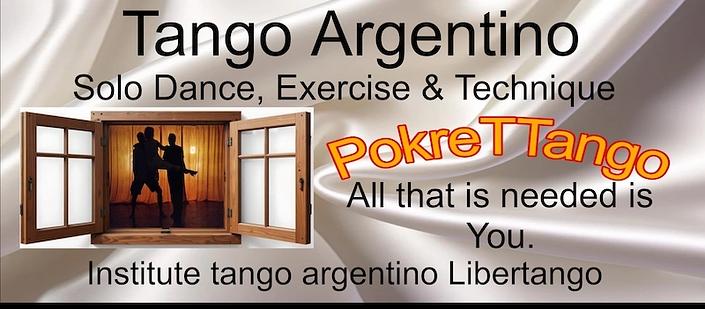 flyer image for Solo Dance, Exercise and Technique Tango Argentino, Zagreb