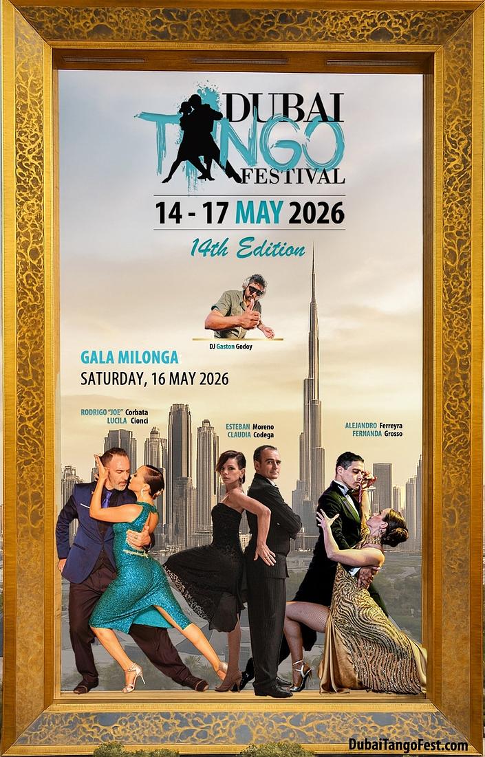 flyer image for Dubai Tango Festival