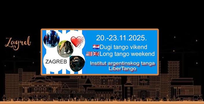 flyer image for Long Tango Weekend Zagreb
