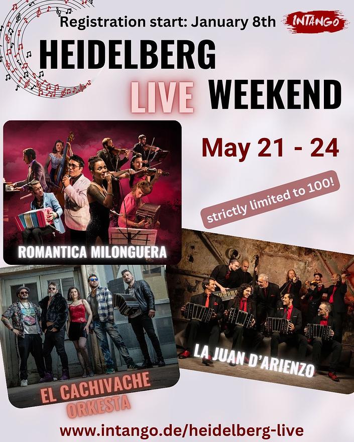 flyer image for Heidelberg Live Weekend