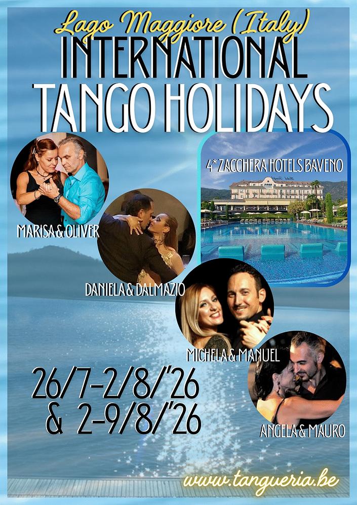 flyer image for Int'l Tango Holidays Lago Maggiore Summer 2026 Week 2