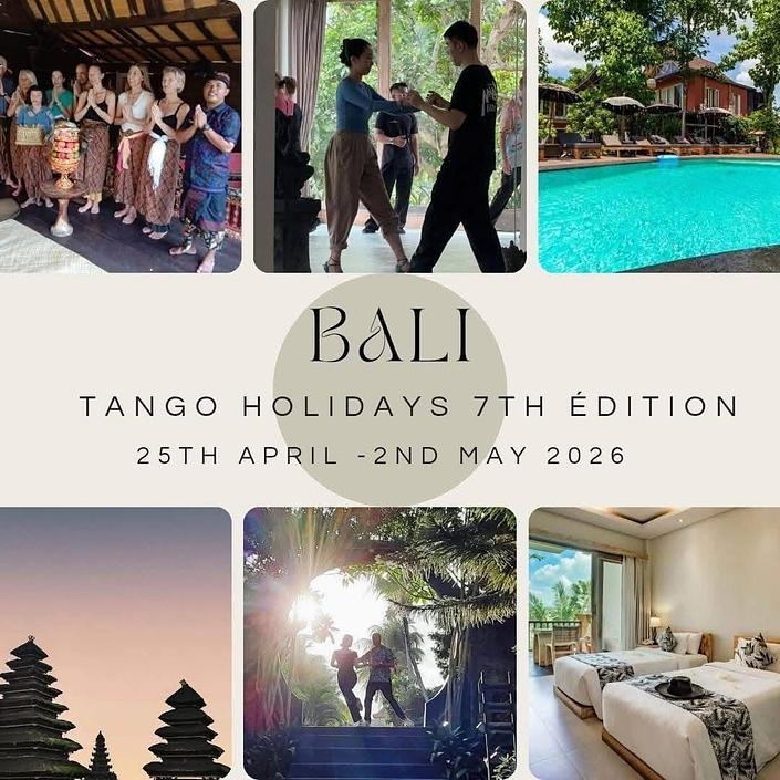 flyer image for BALI TANGO HOLIDAYS 2026
