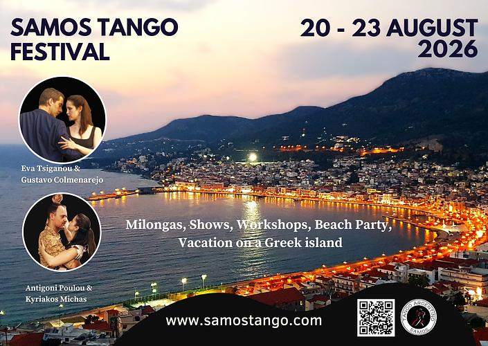 flyer image for Samos Tango Festival 2026