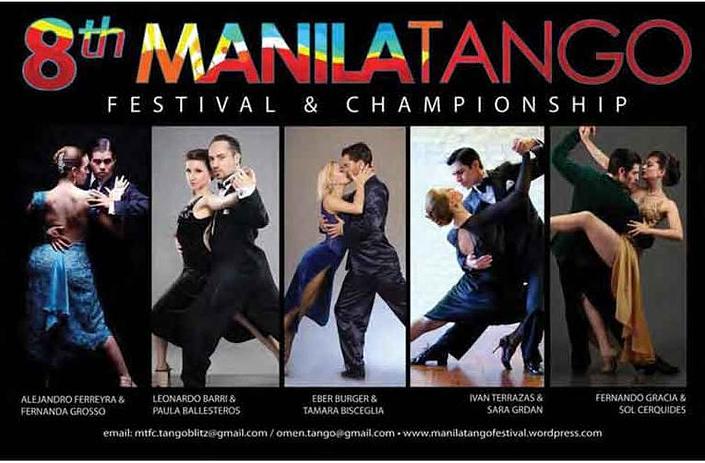 flyer image for 8TH MANILA TANGO FESTIVAL and CHAMPIONSHIP