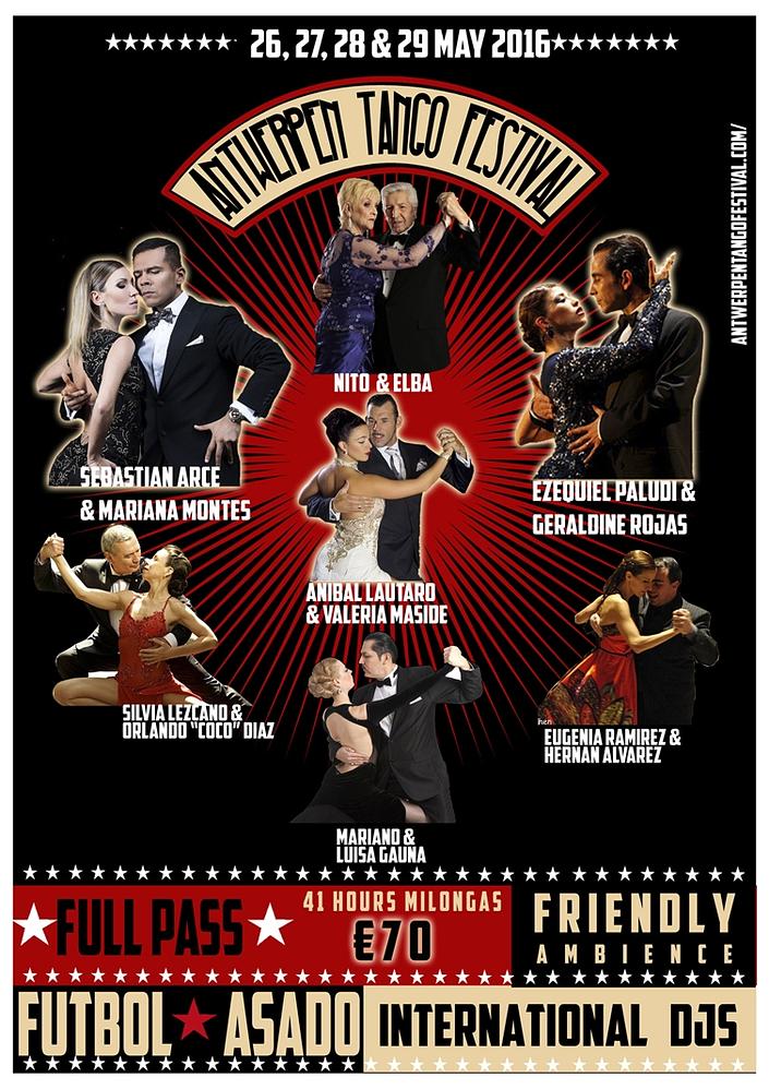 flyer image for Antwerpen Tango Festival
