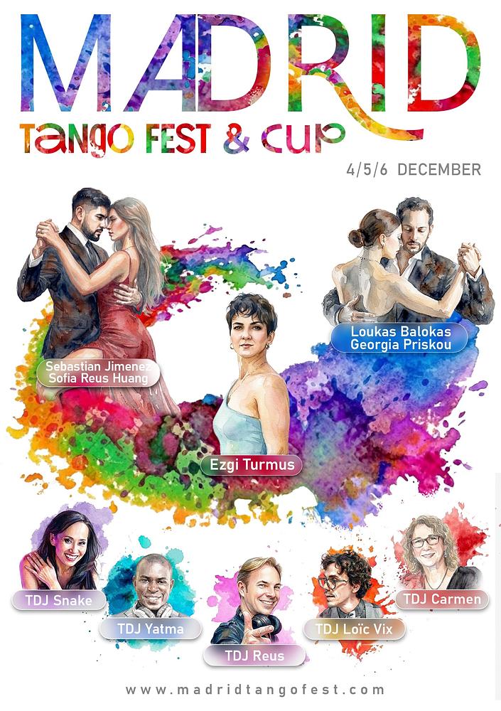 flyer image for Madrid Tango Festival and CUP