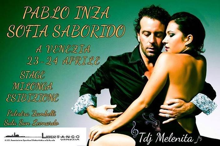 flyer image for Pablo Inza y Sofia Saborido a Venezia