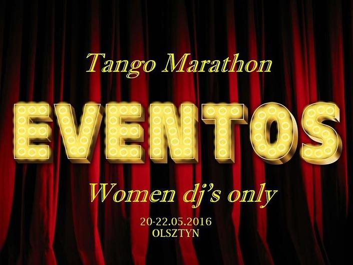 flyer image for Tango Marathon EVENTOS Women dj's only