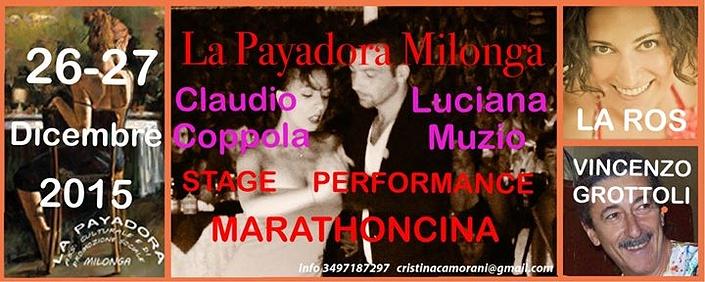flyer image for La Payadora MARATHONCINA