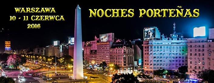 flyer image for NOCHES PORTENAS MINI MARATON TANGA