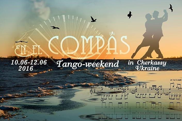 flyer image for En el compas tango weekend in Cherkassy